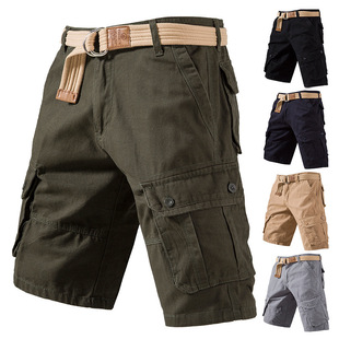 Amazon for casual shorts summer new overalls pants men's multi-pocket loose casual shorts wholesale