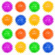 Cross-border new products 4.5 burr ball color jump ball massage ball decompression hedgehog ball vent decompression toys wholesale