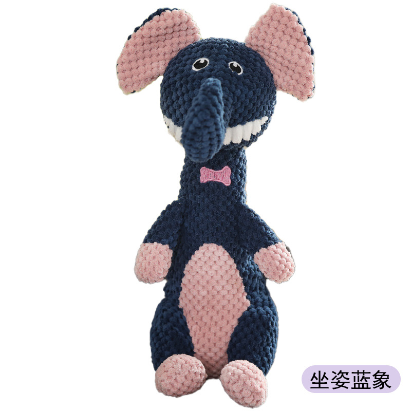 35cm 이빨 파란 코끼리 - BB를 누르면 소리가 납니다.