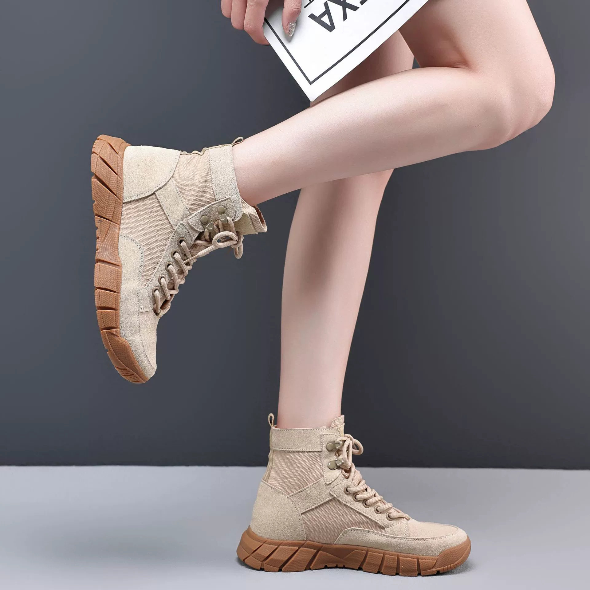 Junchuan Wolf Boots Martin Boots Outdoon Far Boots Far Boots