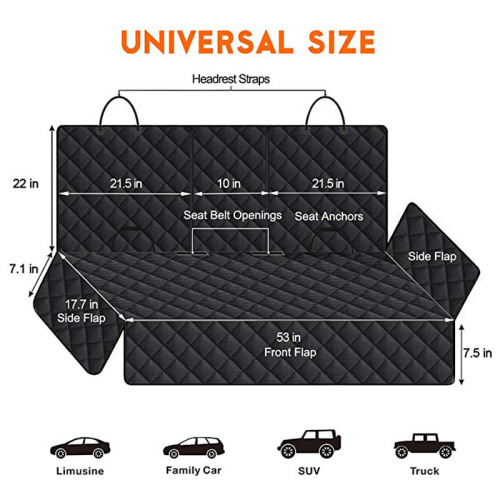 Dog car mat sedan truck off-road vehicles and other general pet rear car mat pet special mat