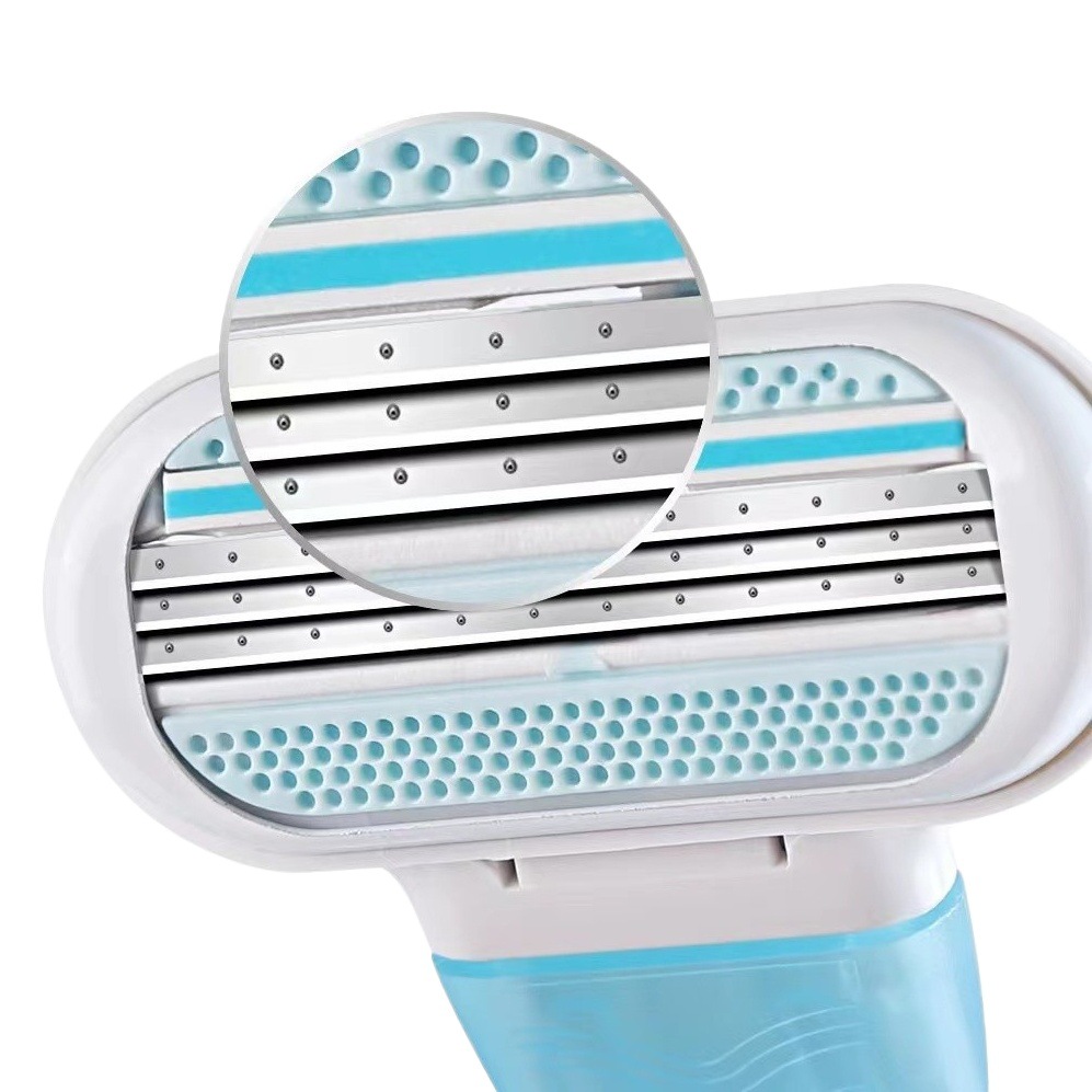 Raspador de pelo de 3 capas hembra Afeitadora axila artefacto de depilación raspador de pelo manual femenino especial depilación cuchillo de depilación