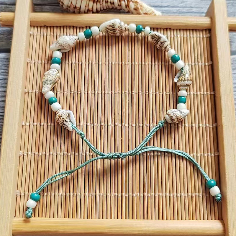 Beach Occasion Beach Geometric Seed Bead Shell Beaded Knitting Unisex Bracelets