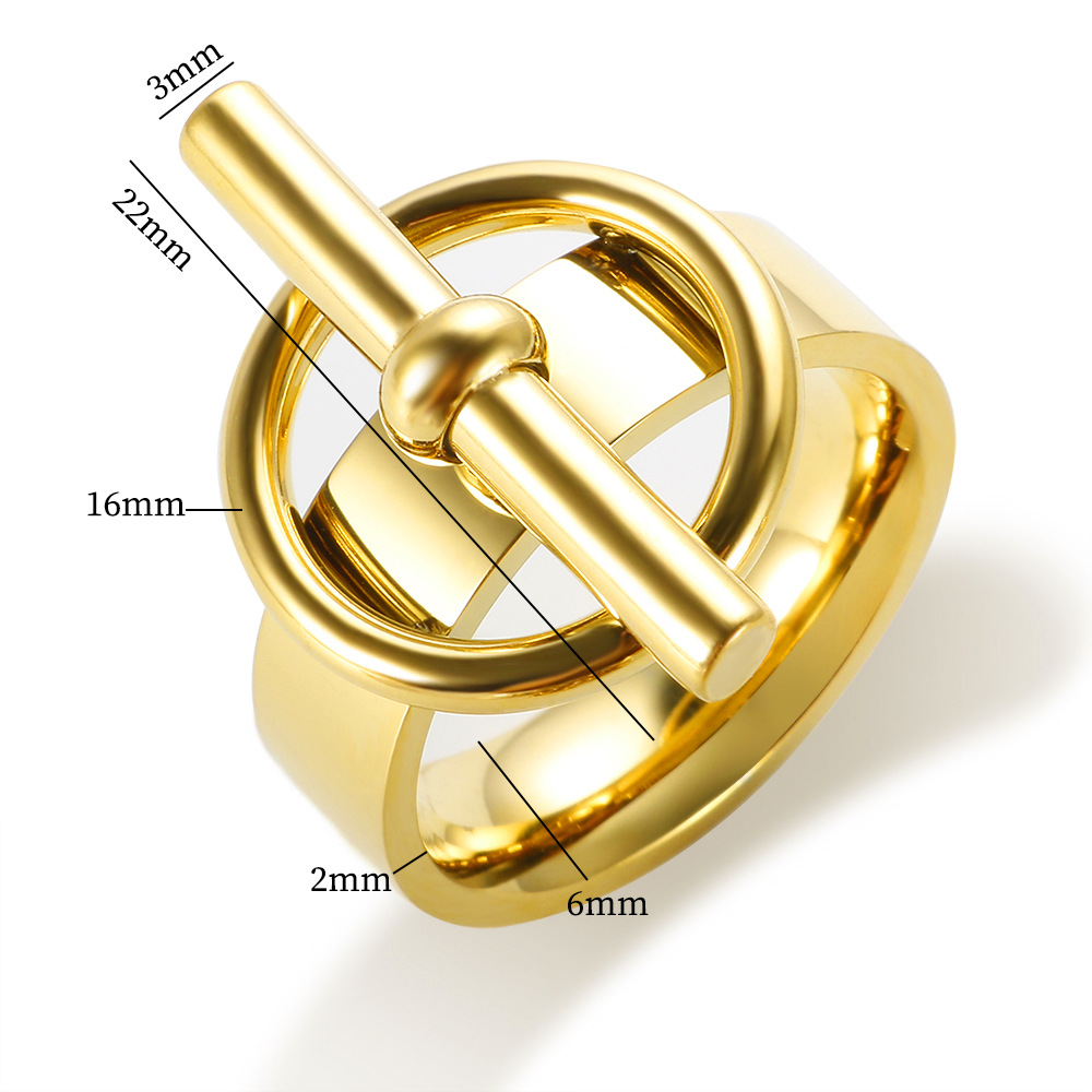 Daily Occasion 304 Stainless Steel Material Wholesale Jewelry Simple Style Solid Color 304 Stainless Steel Plating Rings Bracelets