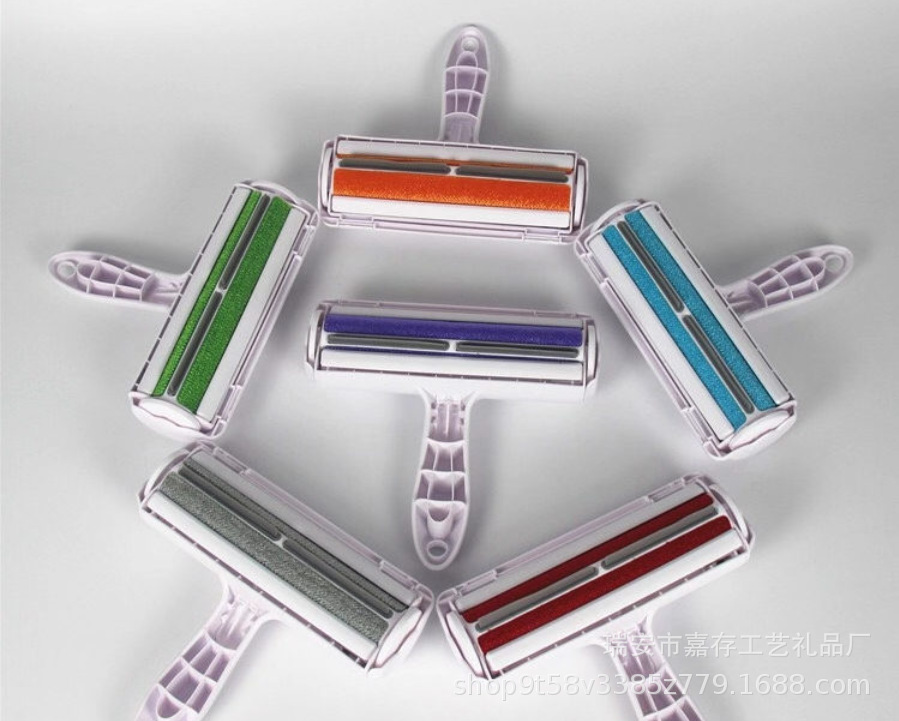 Cepillo de depilación para mascotas cepillo para mascotas rodillo de pelo pegado dispositivo ropa cepillo alfombra sofá pelo pegado rodillo depilación