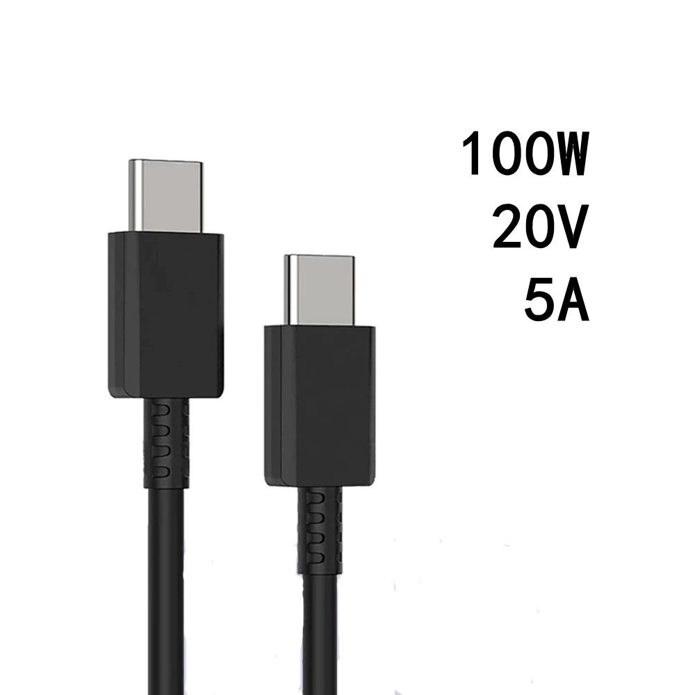Линия передачи данных типа C к C 100W 20V 5A линия быстрой зарядки