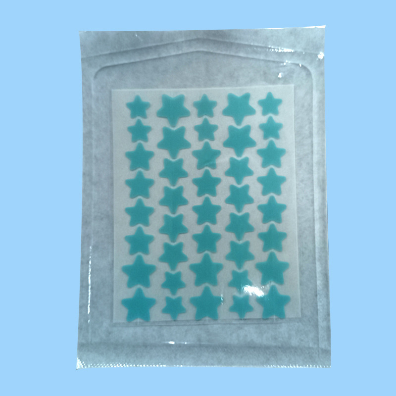 Parches Hidrocoloides para Acné 40 Piezas, Forma de Estrella, Absorción de Pus, Antiacné, para Rostro