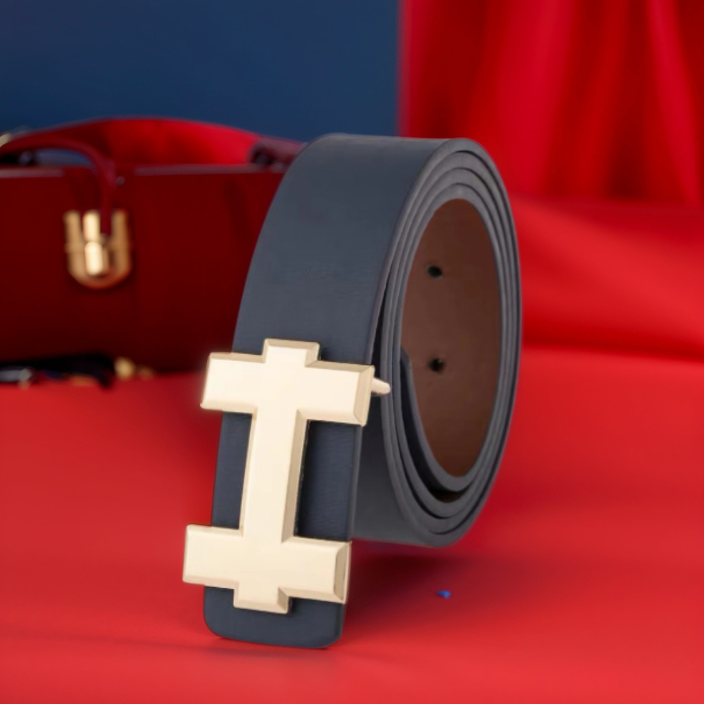 블루 골드 버클