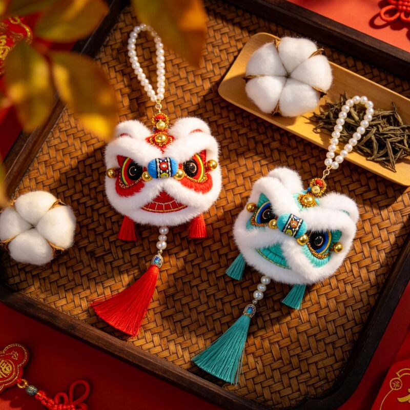 Finished Product Delivery: New Style Lion Pendant, Ancient Style Photo Prop, Plush Toy, Luminous Lion Lantern, Car Hanging Decoration Finished Product Delivery: New Style Lion Pendant, Ancient Style Photo Prop, Plush Toy, Luminous Lion Lantern, Car Hanging Decoration