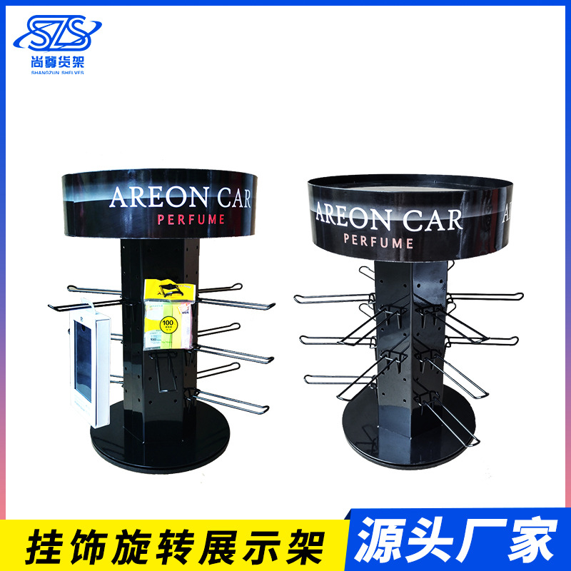 台面金属旋转展示架 头饰样品小展架 小商品铁架 电池数据线货架