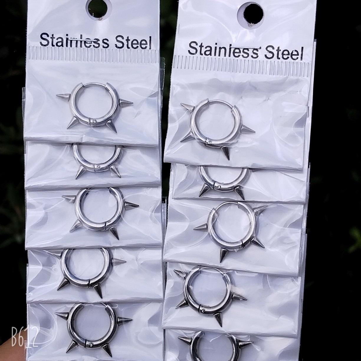 2.5 pendientes de acero de titanio gruesas y el mismo modelo crian orejas joyas de moda con pendientes de acero inoxidable con hilo redondo personalizado image 42