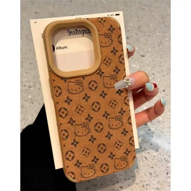 Nueva piel de cordero para iPhone 16 funda para teléfono móvil Apple 15promax/14 anti-caída 13pro12 lindo 11