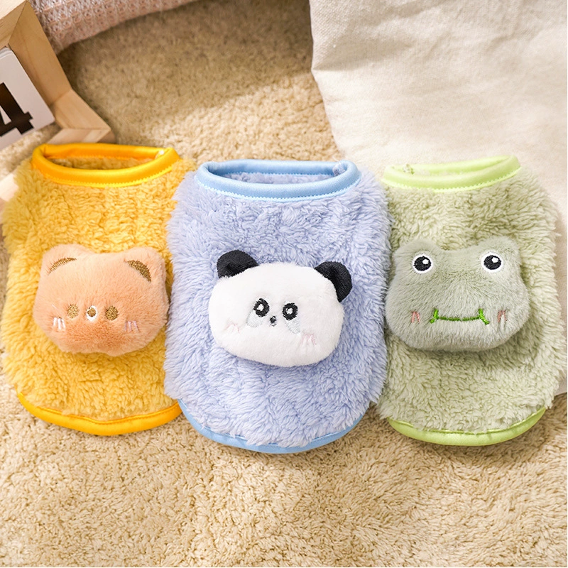 Толстовка для собак, флисовая куртка для щенков, утепленная одежда для осени и зимы, одежда для маленьких щенков бишон фризе