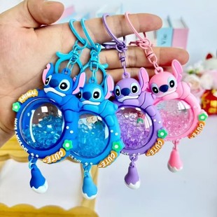 Подлинный брелок Stitch Fantasy Poke Ball, подвеска в виде сумки с жидким маслом, автомобильный брелок, кукла, машина, подарок