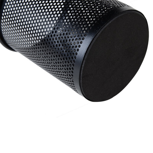 Chenguang ABT98403 Metal Fashion Grid Round Pen Holder Simple Desktop Storage Box Office Stationery Wholesale