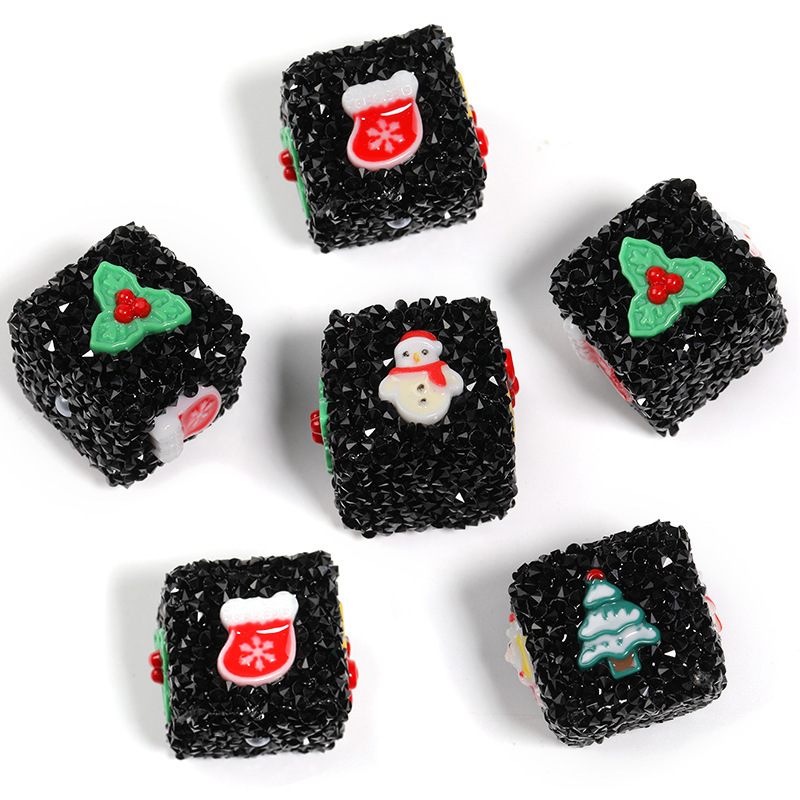 オリジナルクリスマスdiyアクセサリードリル砂糖ビーズ角ビーズdiy携帯電話チェーンアクセサリー散珠卸売り|undefined