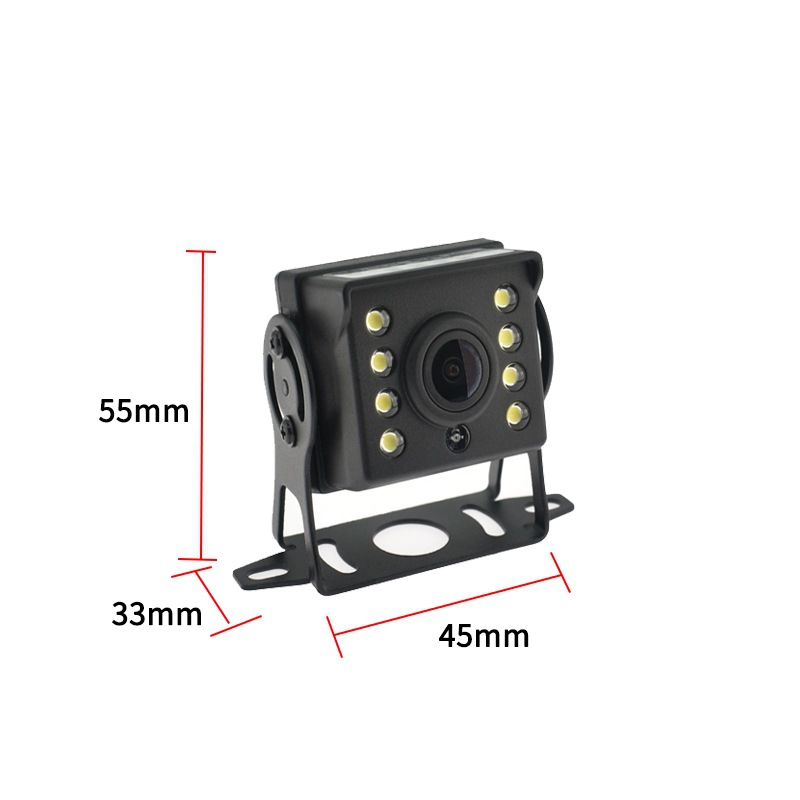 Car Reversing Camera 24V Truck 5inch Desktop Monitor Car-Mounted 12V Universal High-Definition Waterproof Camera