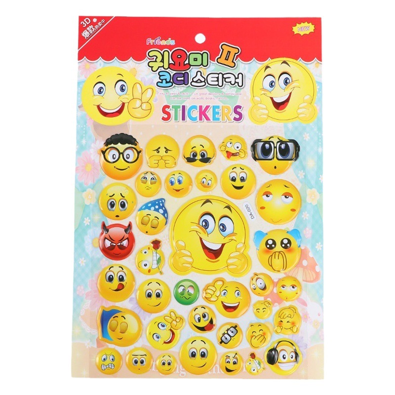 Fabricante de pegatinas de PVC de dibujos animados, pegatinas de burbujas estéreo decorativas para niños, pegatinas de recompensa 3D para niños y niñas, listas para uso educativo