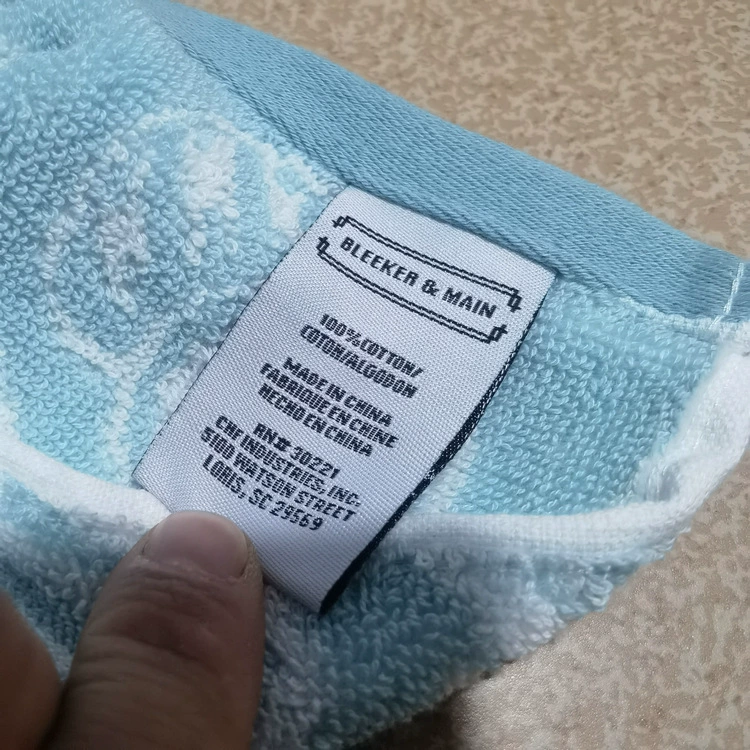 Cotton double-sided towel, increased thickness, does not fade