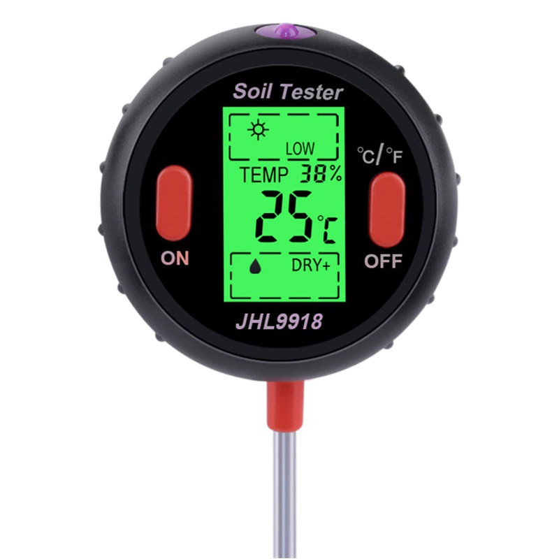 В наличии пять в одном детектор почвы гигрометр почвы pH-метр определение температуры кислоты и щелочи без батареи