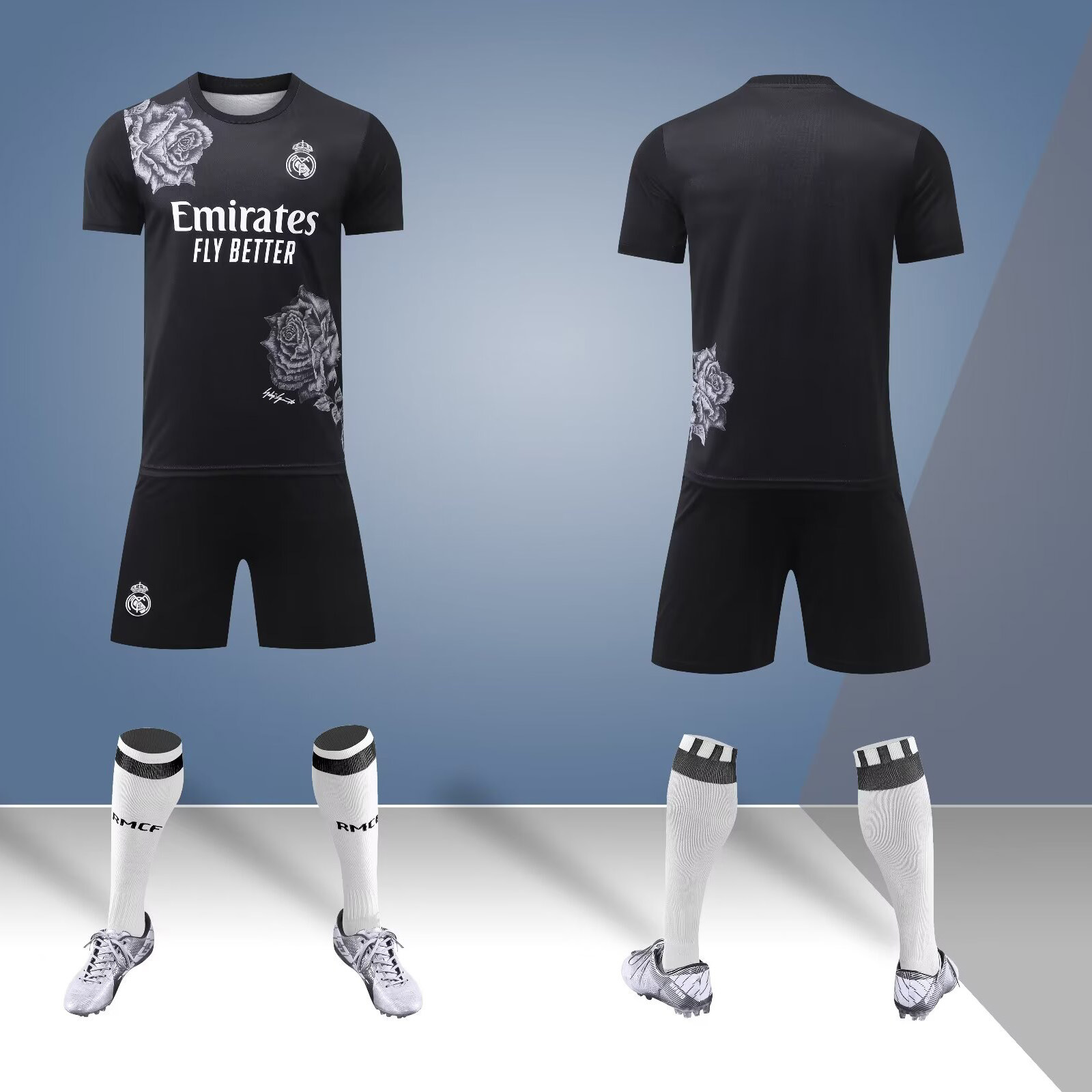 2425 juego de ropa de fútbol para adultos y niños Copa del Mundo Club de secado rápido para hombres y mujeres equipos de impresión de entrenamiento