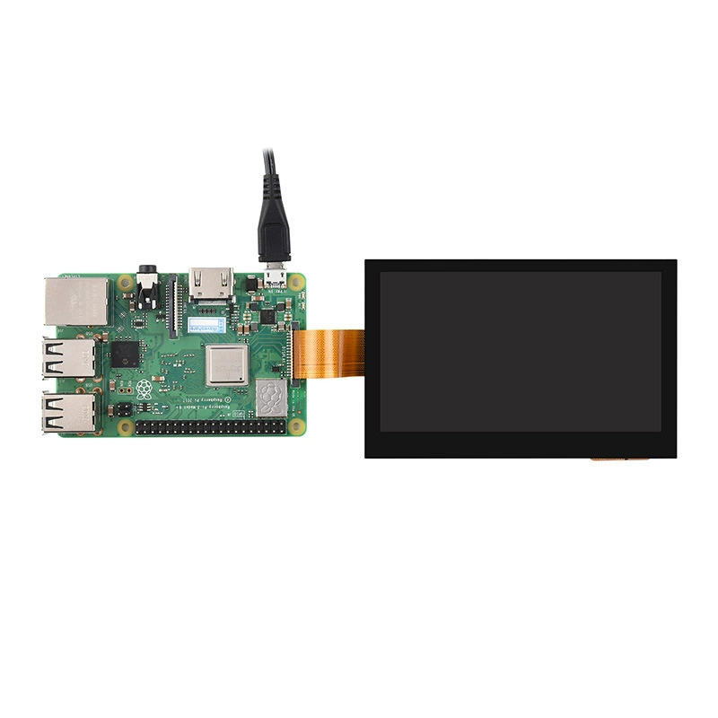 DPI 443H-800480-IPS 4.3-дюймовый DSI дисплей лёгкого дизайна с доступом к Raspberry Pi 4