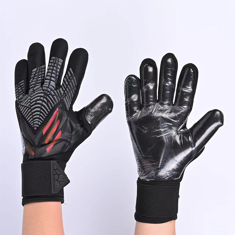 Guantes de portero de fútbol, guantes de látex antideslizantes gruesos para adultos y niños, guantes protectores de entrenamiento de fútbol