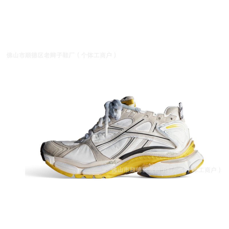 原标巴黎系列做旧复古老爹鞋 世家减震耐磨运动鞋|undefined