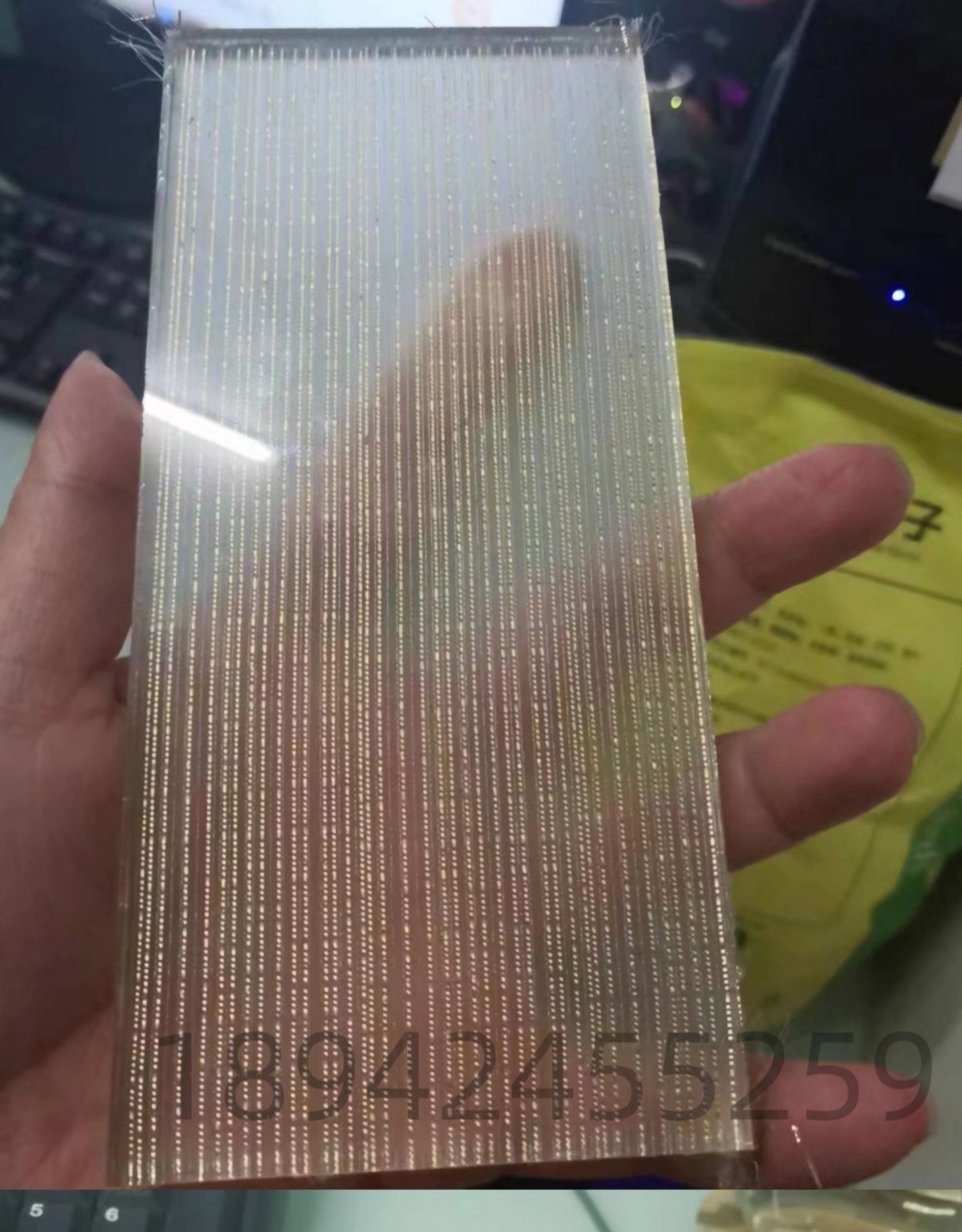 不锈钢夹丝玻璃屏风 长虹玻璃 轻奢玄关隔断夜明珠玻璃发光灯带-阿里巴巴