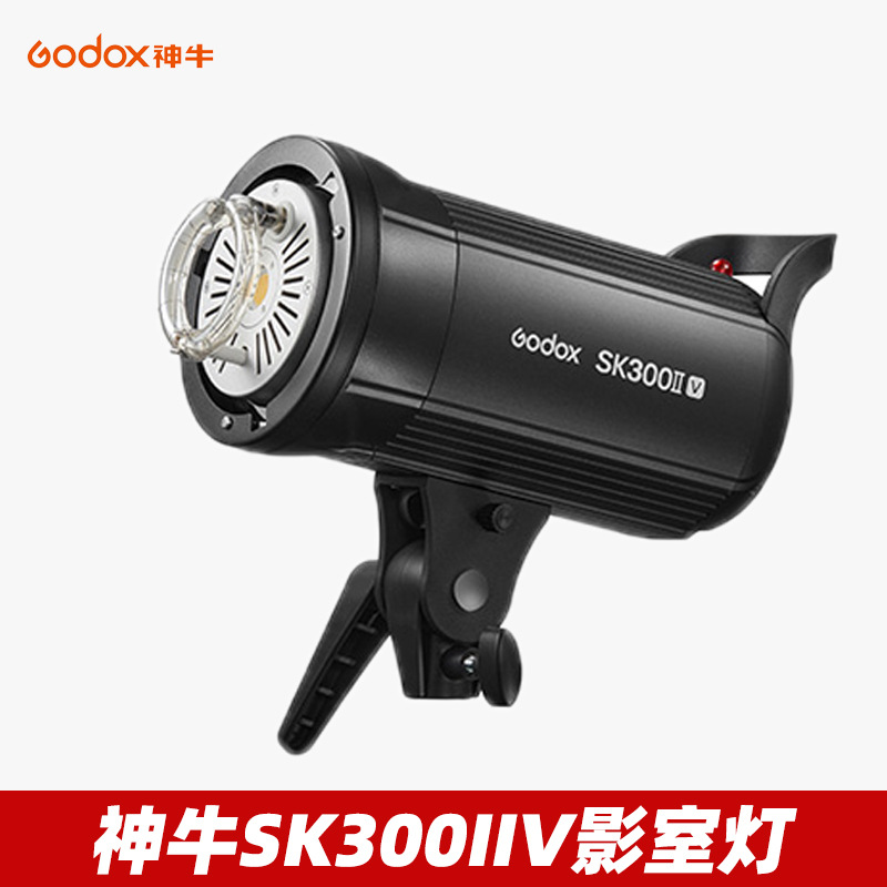 神牛SK300IIV四代摄影灯300w摄影棚闪光灯室内拍照柔光灯静物拍摄