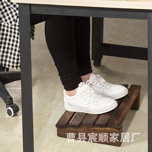 创意实木搁脚凳家居办公室木质脚垫踏板成人老人脚踏凳放脚架