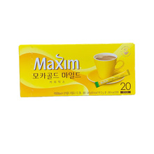 韩国进口咖啡maxim黄麦馨咖啡三合一摩卡速溶咖啡20条礼盒装