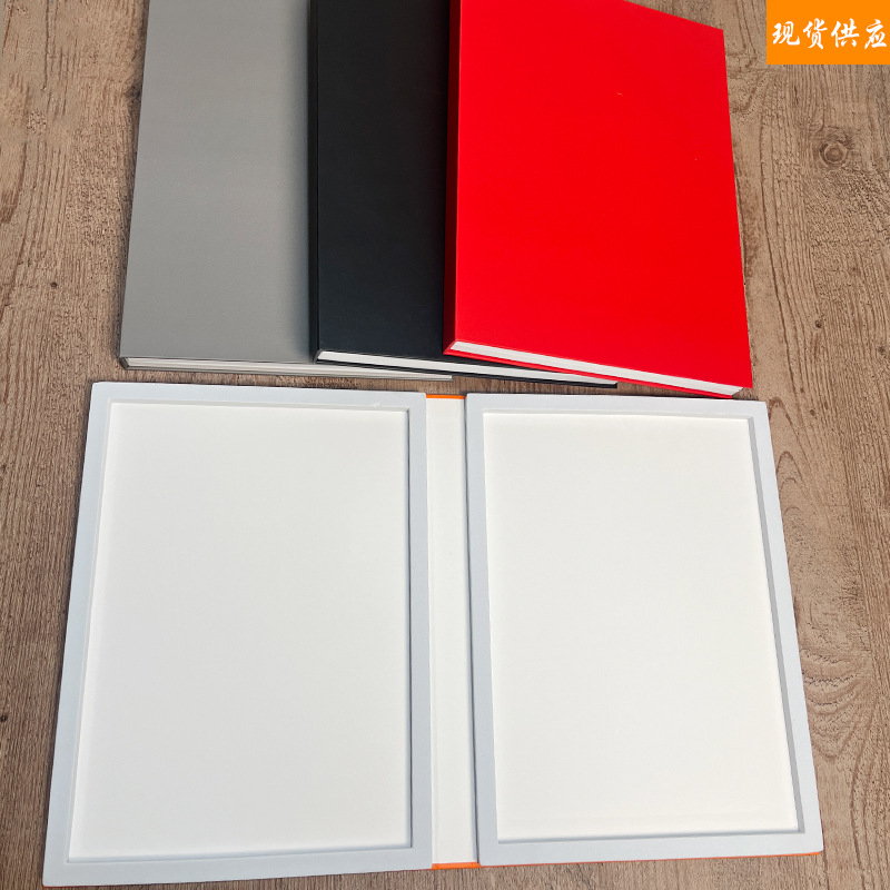 两折页纽扣色卡样本册五金扣件样品册 辅料样品本 面料扣样版册a4