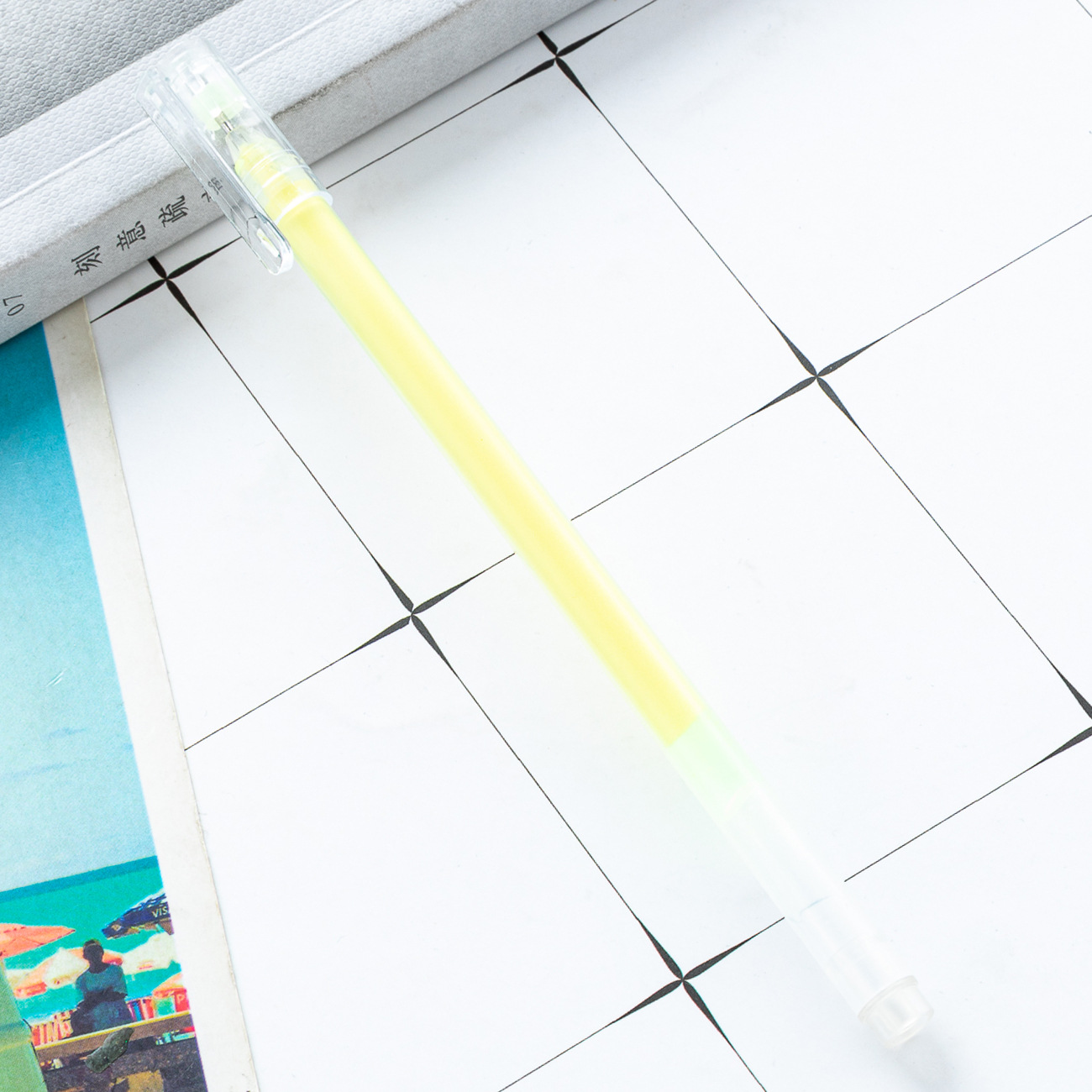 Bolígrafo de pastel, bolígrafo de color de cuenta manual de alto brillo, pincel de graffiti para estudiantes y niños DYI, papelería creativa, bolígrafo flash de gran capacidad