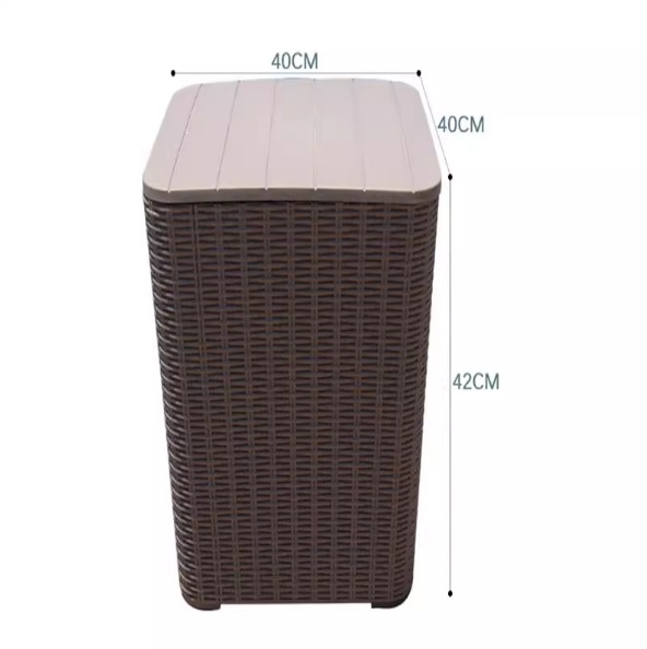 Silla de playa al aire libre de plástico de aluminio de madera maciza mesa de té piscina ajustable silla plegable cama de spa image 14