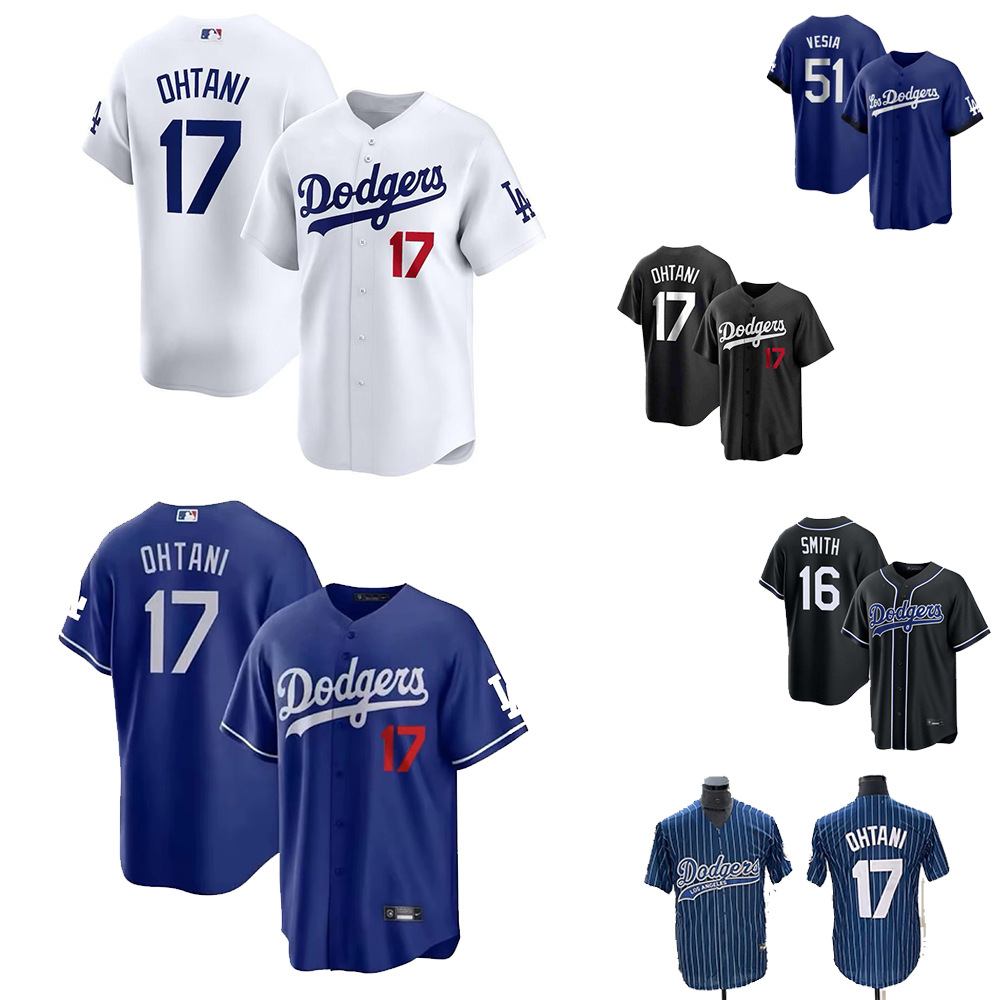 欧美跨境棒球球衣Dodgers洛杉矶道奇队Baseball jersey棒球运动衫