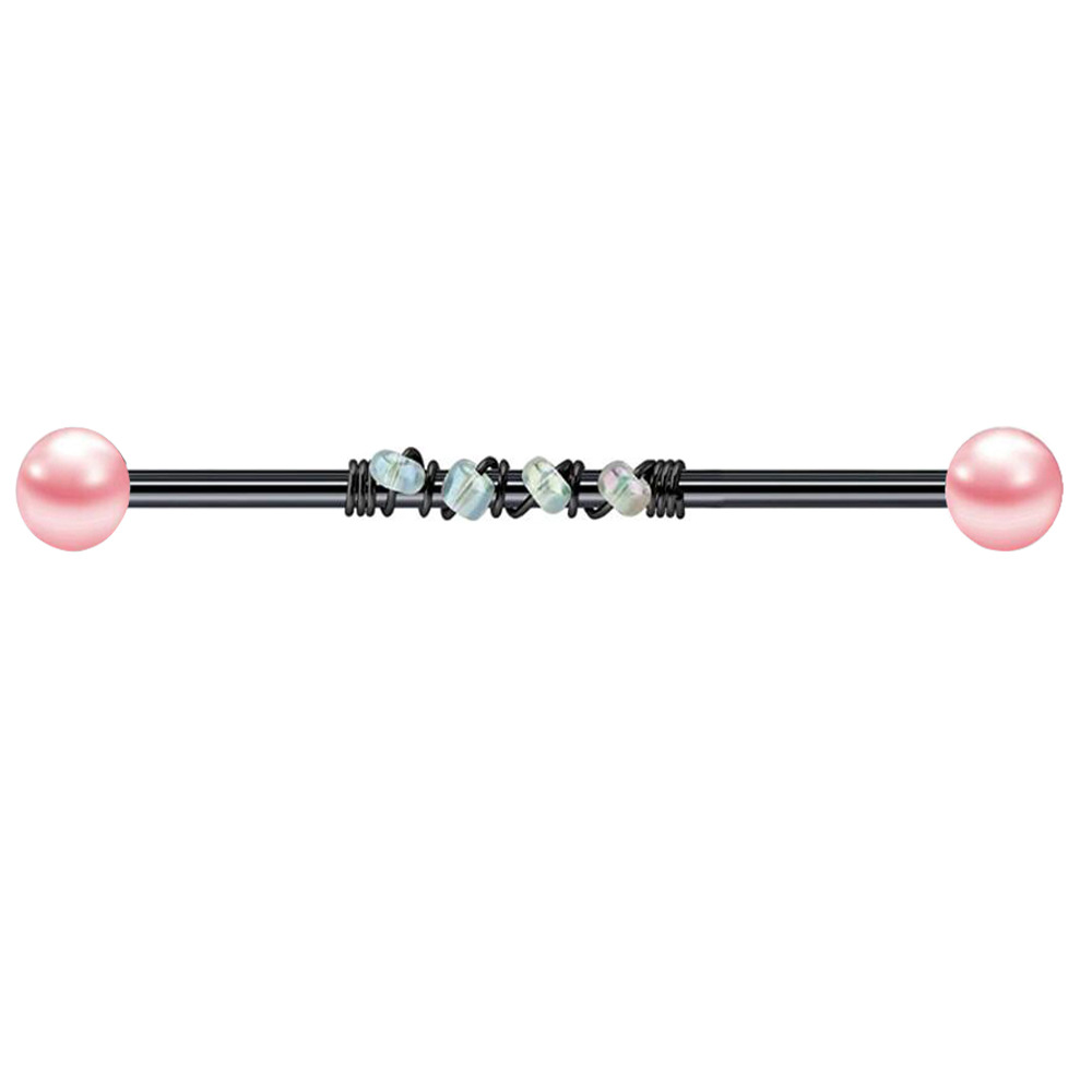 Pointed titanium steel lip stud product view