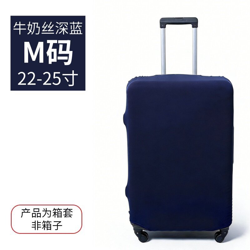 Màu xanh đậm M size 22-25inch [bìa hộp] lụa sữa 180g