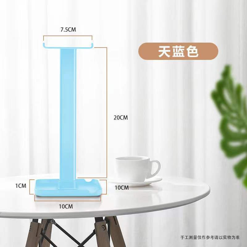 ITLY WAVE Soporte para auriculares de aleación de aluminio Soporte para auriculares de escritorio Soporte para auriculares para juegos