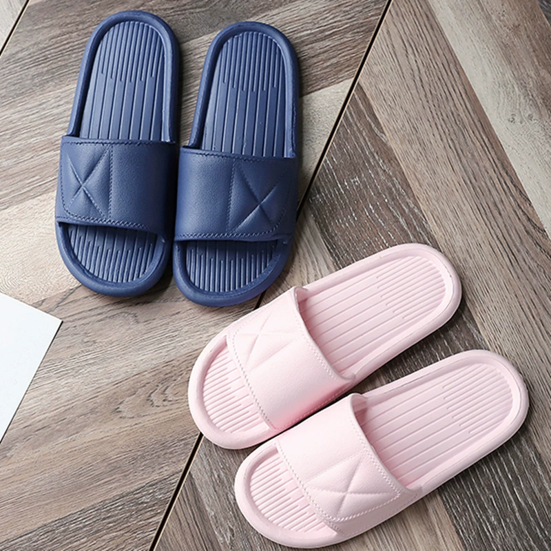 Summer non-slip slippers for bath, for beloved, soft sole