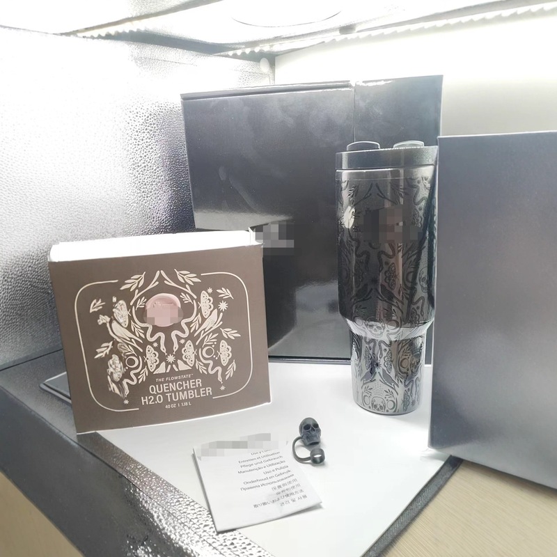 新款40oz史丹利保温杯3D打印万圣节不锈钢冰霸杯便携吸管汽车杯|undefined