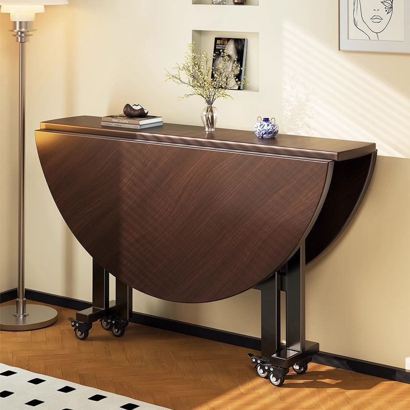 Round Foldable Table for Small Apartments, Multifunctional 70% off Stackable Round Table, New Thickened Folding Dining Table for Living Room, Convenient