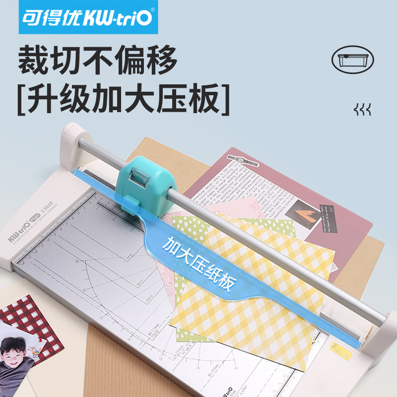 Cortador de papel multifunción Kefeu 13048 cortador de papel de metal cuchillo de corte pesado cortador de papel Cuatro en Uno