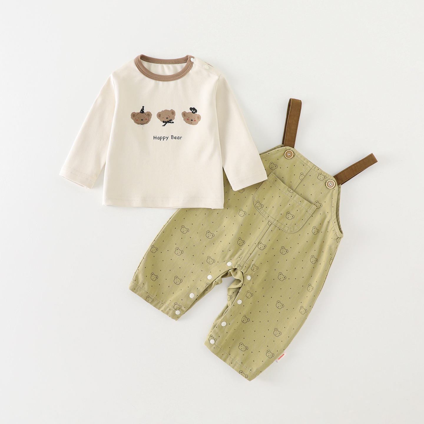 106059819@qq.com Vêtements pour bébés et jeunes enfants, salopettes à manches longues d'automne pour garçons et filles, ensemble deux pièces élégant pour le printemps et l'automne, vente en gros_voghion.com
