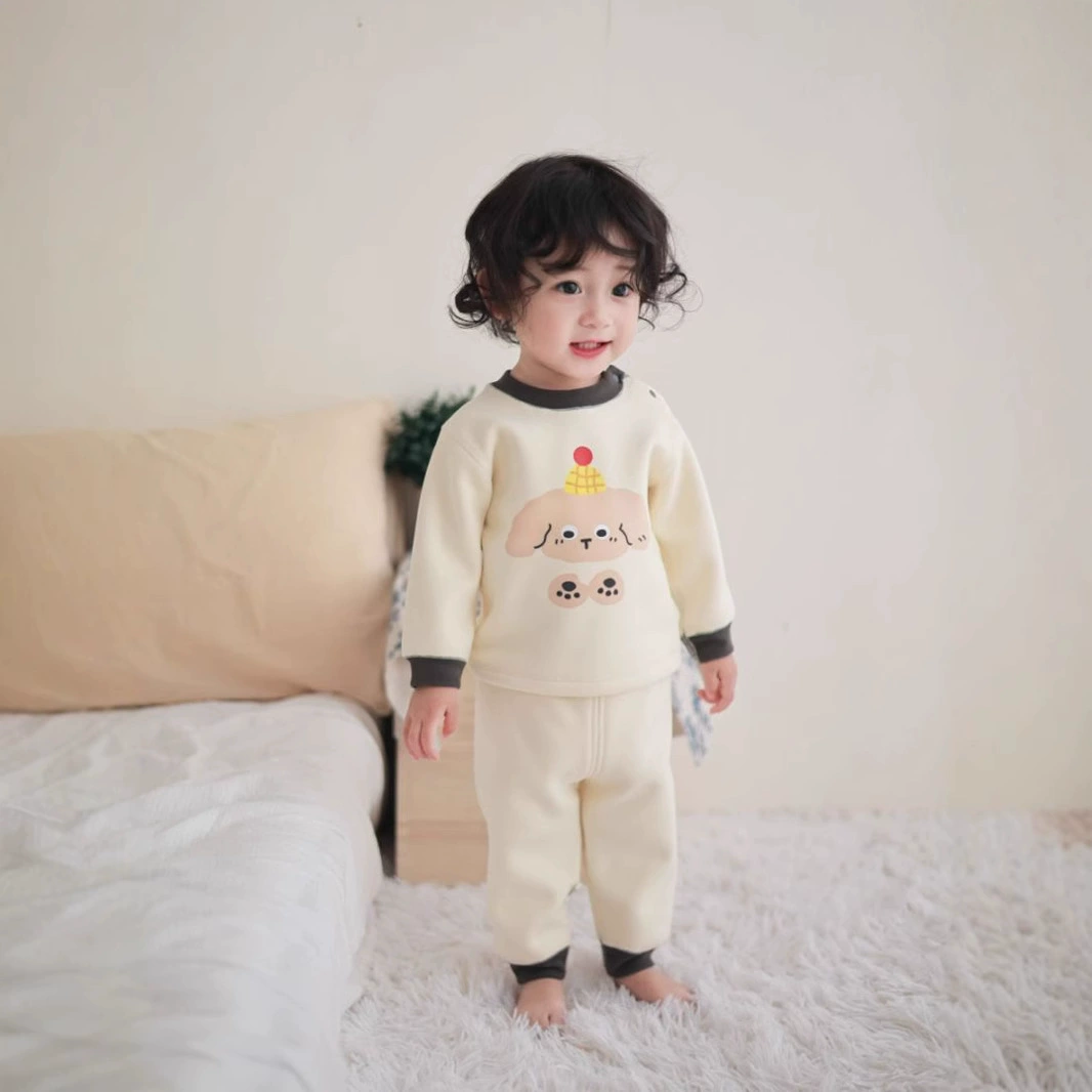 Зимний бархат утолщает детское термобелье вулканический бархат