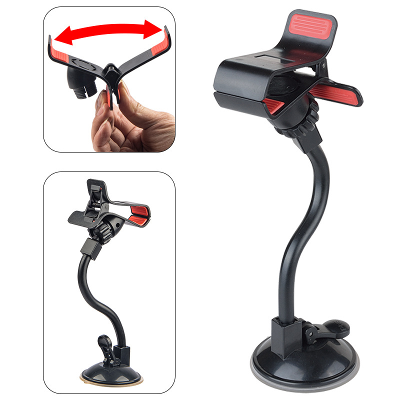 Shunwei Car360 Degree Ball Head Navigation Stand Adjustable Mobile Phone Holder Car Suction Cup Car Navigation Stand Clip