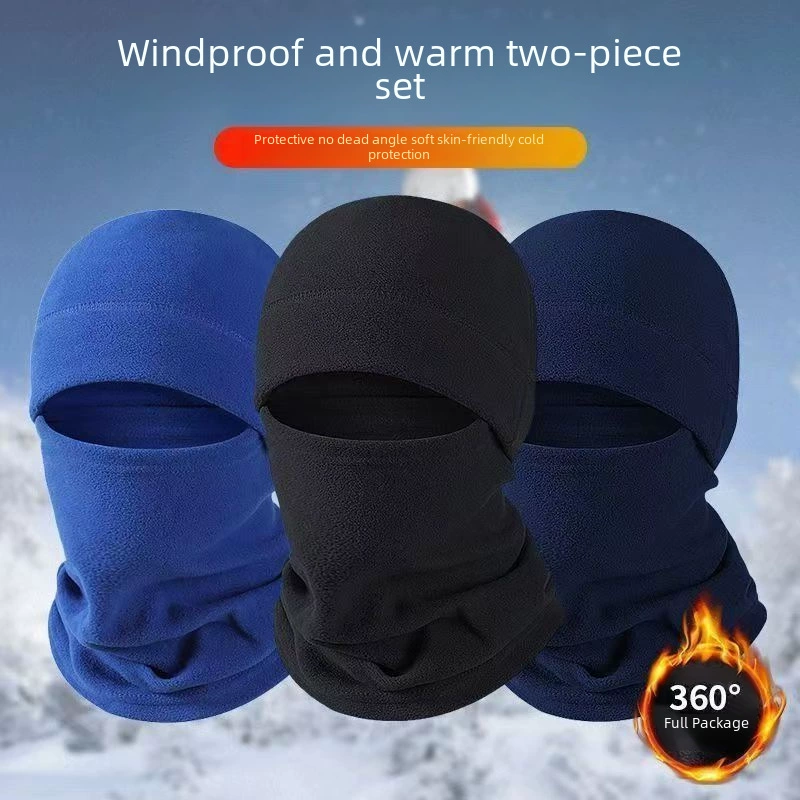 (Cross-border trading), demi-season velvet keep warm mask, universal hat, windproof ski scarf
