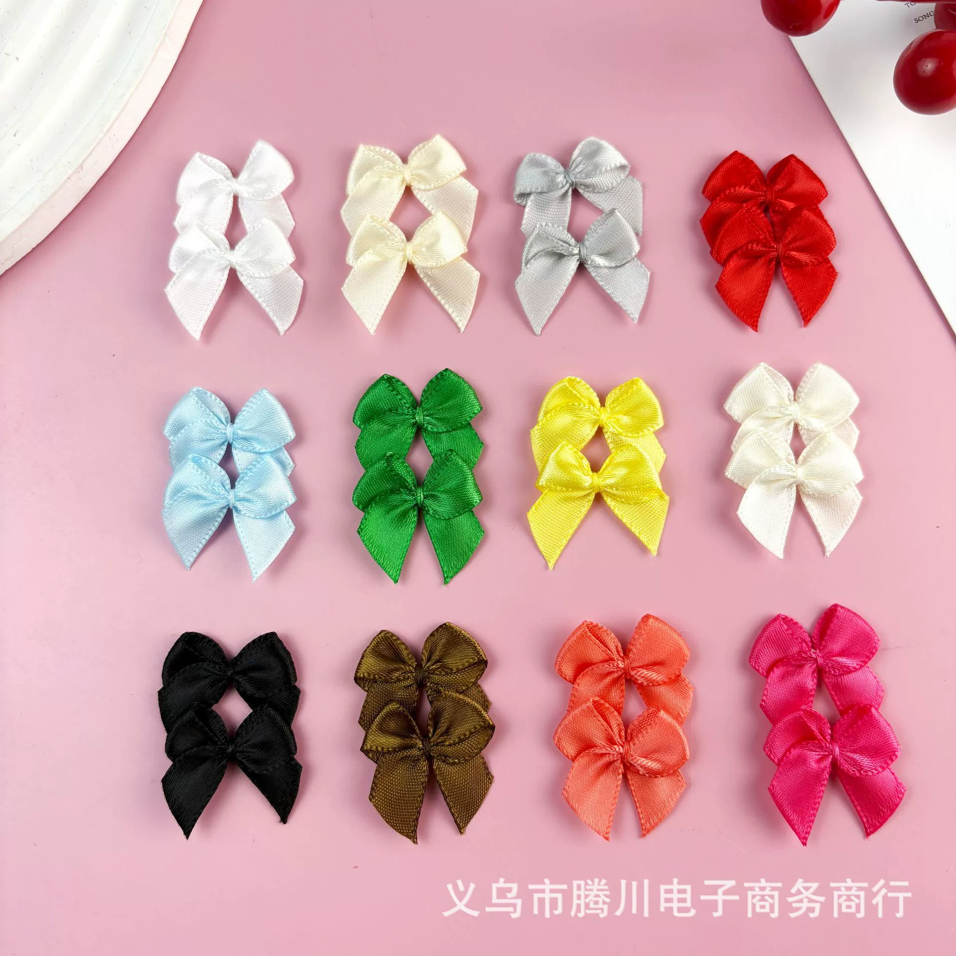 Сатиновая лента 1 см для завязывания бантов, упаковки подарков, декора одежды, аксессуаров, материалов для одежды, обуви и головных уборов оптом