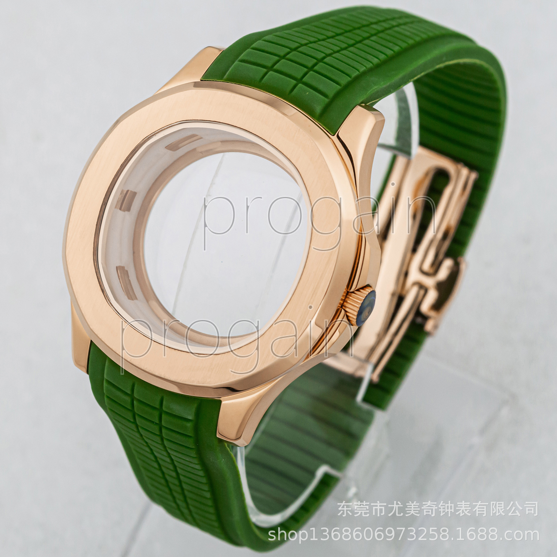 实力厂家 生产批发 手雷手表表壳橡胶胶表 适合NH35/36机芯