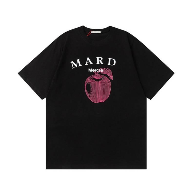 韓国マルディトレンディな半袖フラワープリントゴールドハイシルバー夏ラウンドネック純綿ルーズTシャツトップトレンディ|undefined